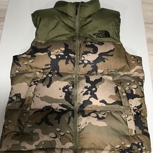 The North Face Puffer Camo Vest